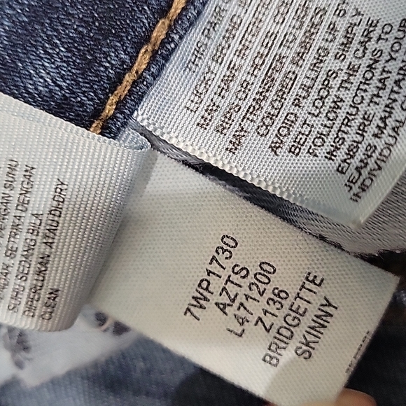 Lucky Brand Bridgette Skinny Jeans Size 4/27A - Picture 8 of 8